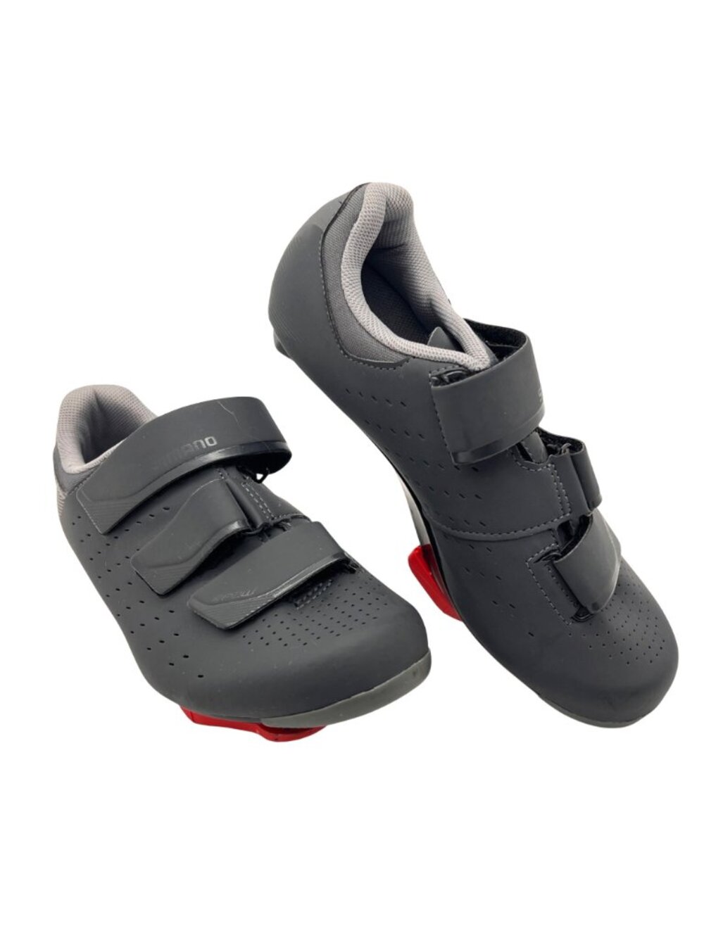Shimano RP2W Cycling Shoes With Cleats Womens Size 5.5 US Gray Pedaling Dynamics - Picture 3 of 16